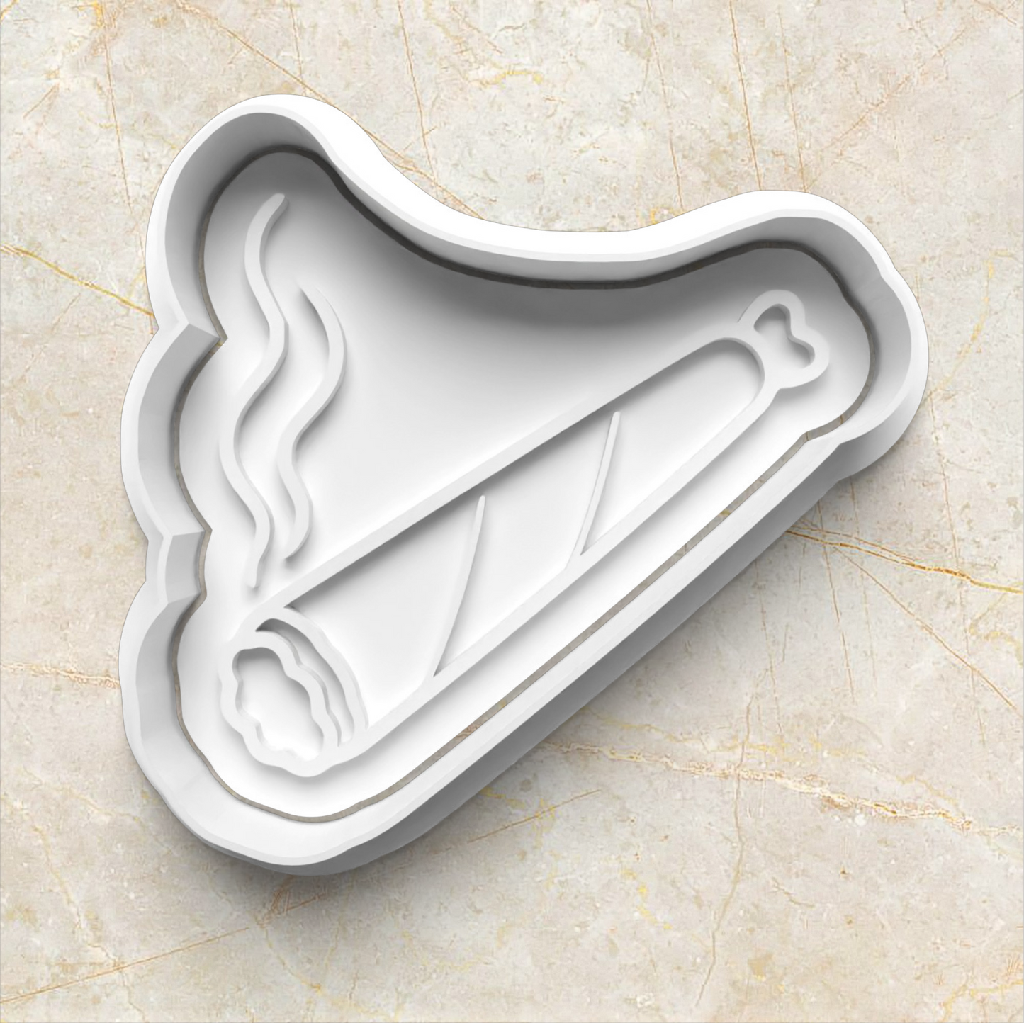 420 Set Cookie Cutter and Stamp cig.
