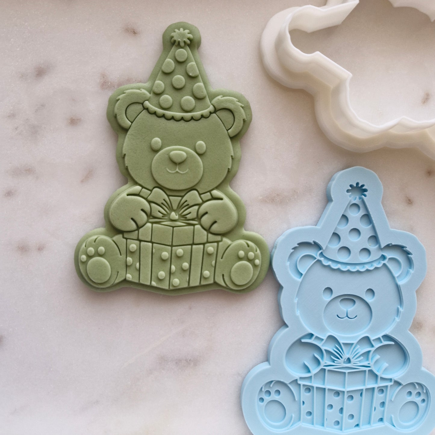 Birthday Bear, Cookie Cutter and Stamp