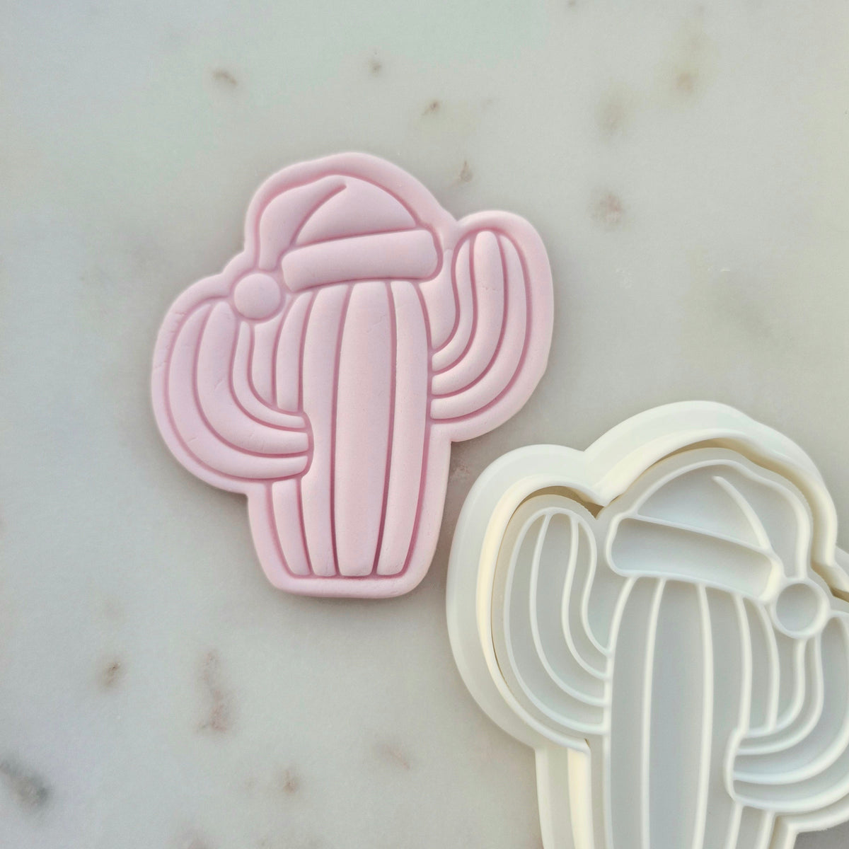 Christmas Cactus Cookie Cutter and Stamp