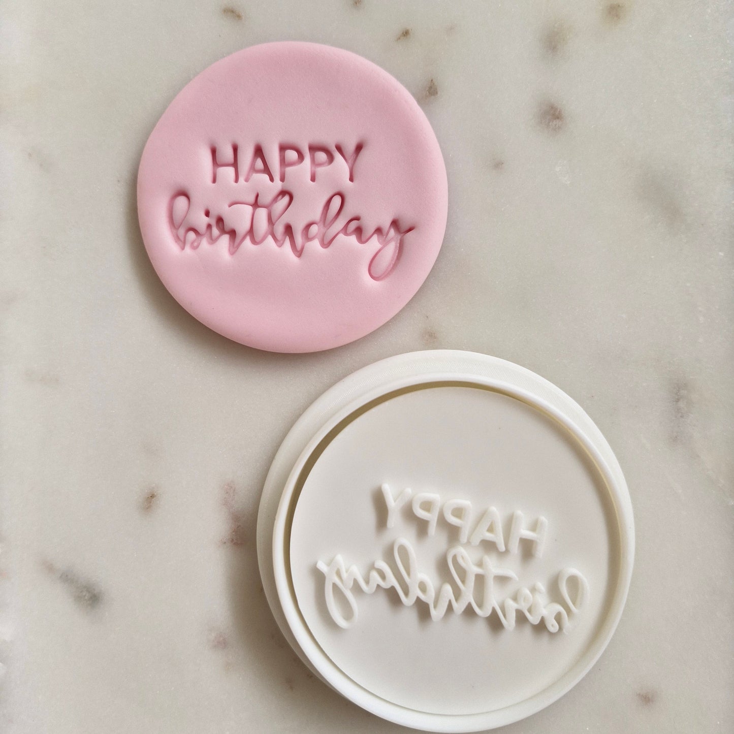 Happy Birthday Cookie Cutter and Stamp zoomed out