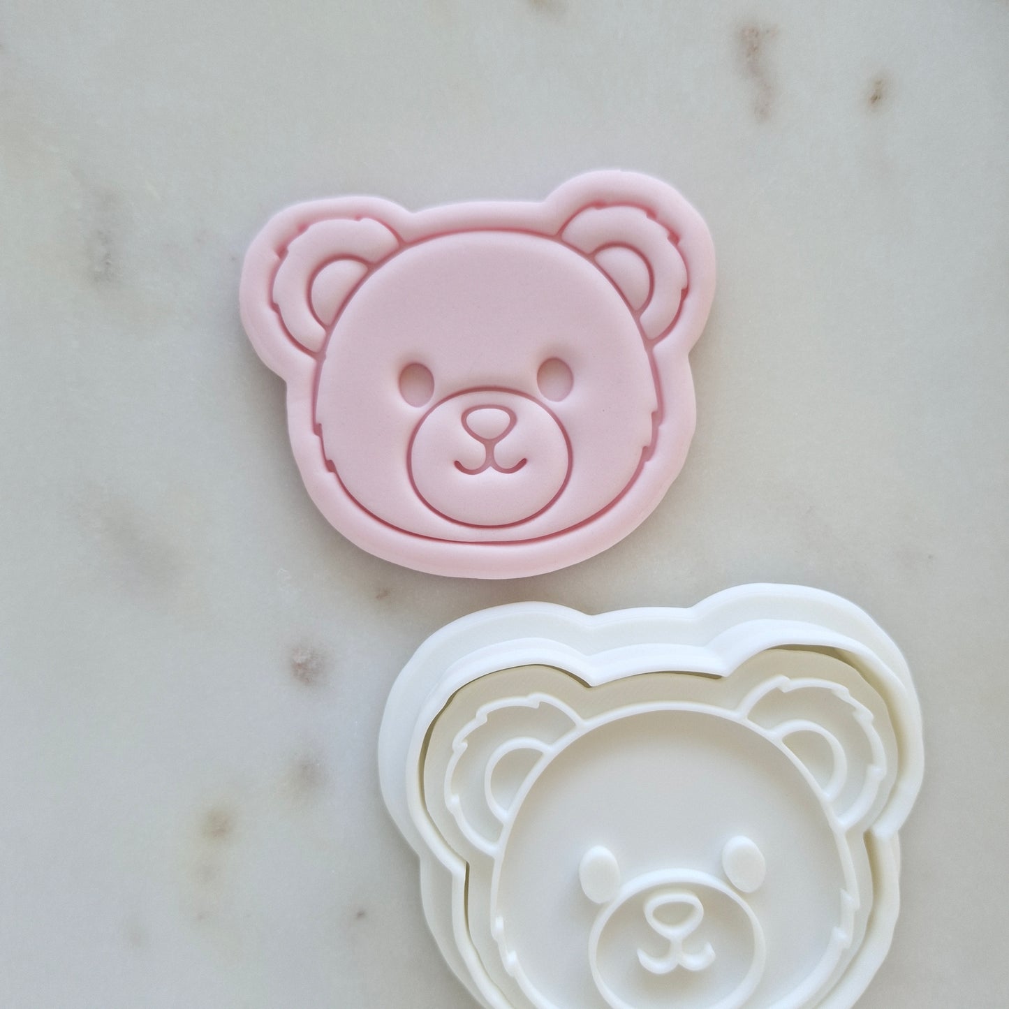 Basic Bear Head Cookie Cutter and Stamp zoomed out