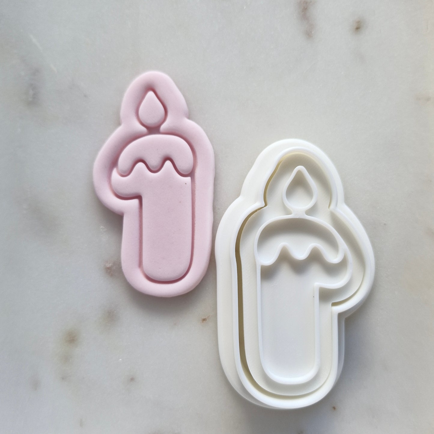 Birthday Candle Number 1 Cookie Cutter and Stamp zoomed out