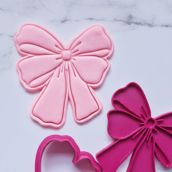 Kara Bow Cookie Cutter and Stamp