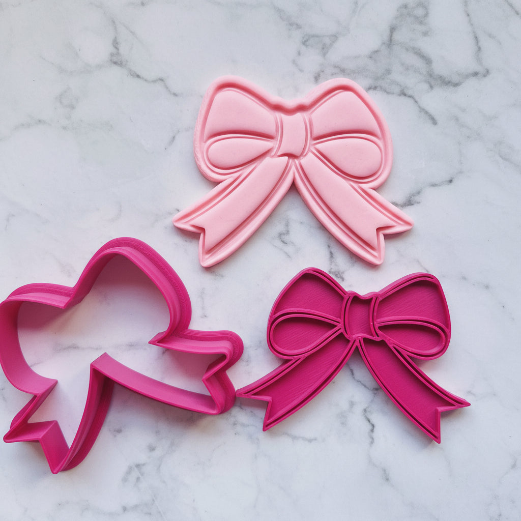 Sophie Bow Cookie Cutter & Stamp