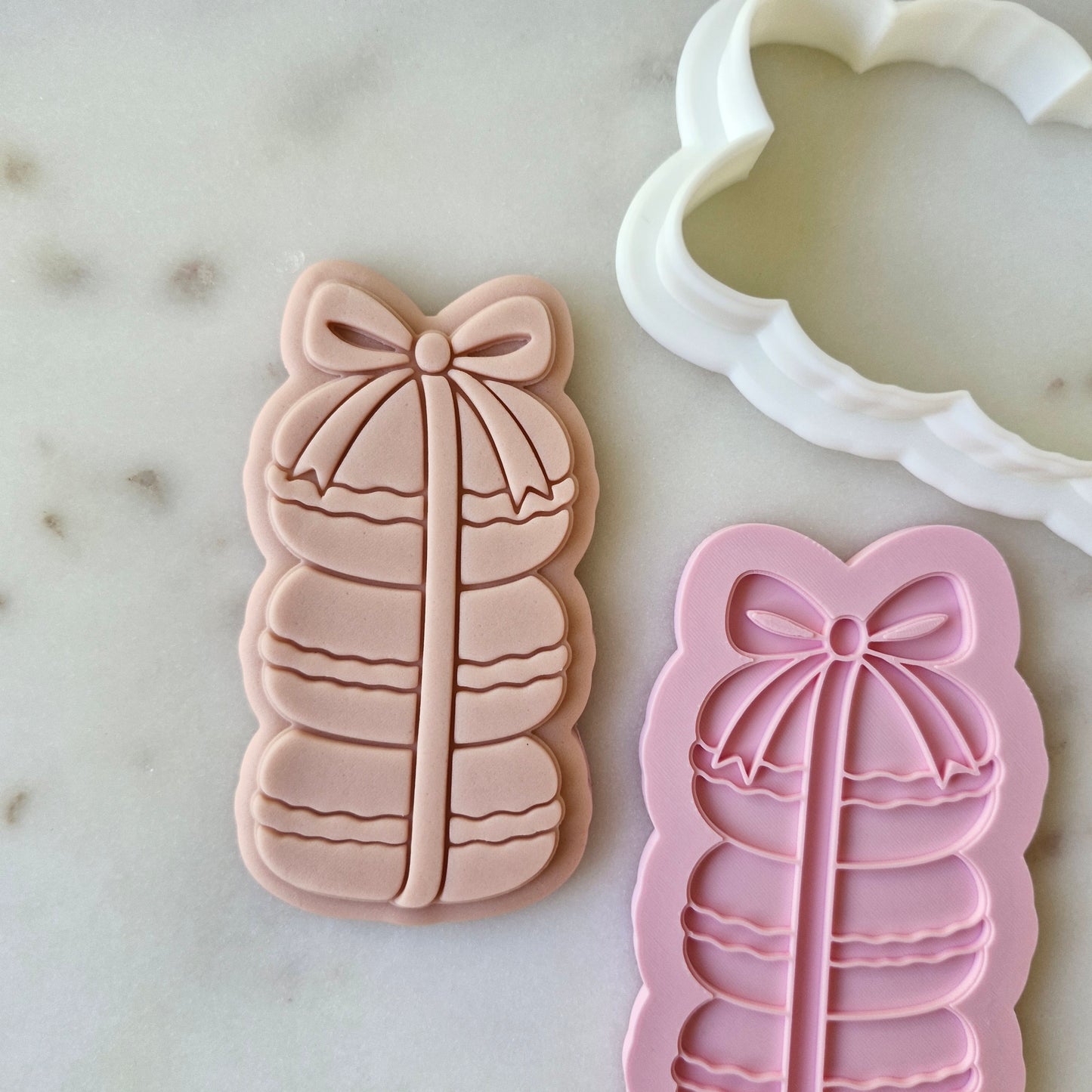 Macarons Cookie Cutter and Deboss Stamp