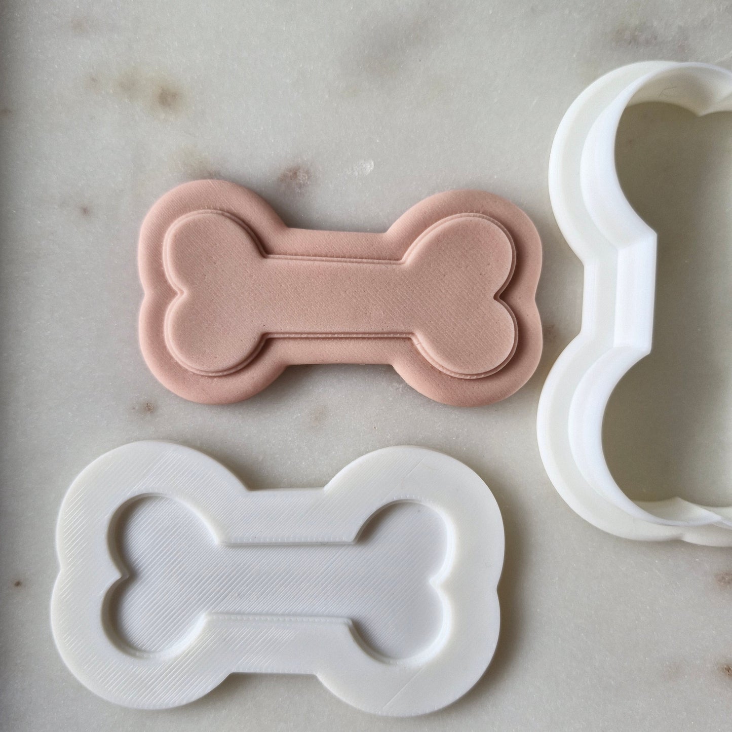 Dog Bone Cookie Cutter and Stamp