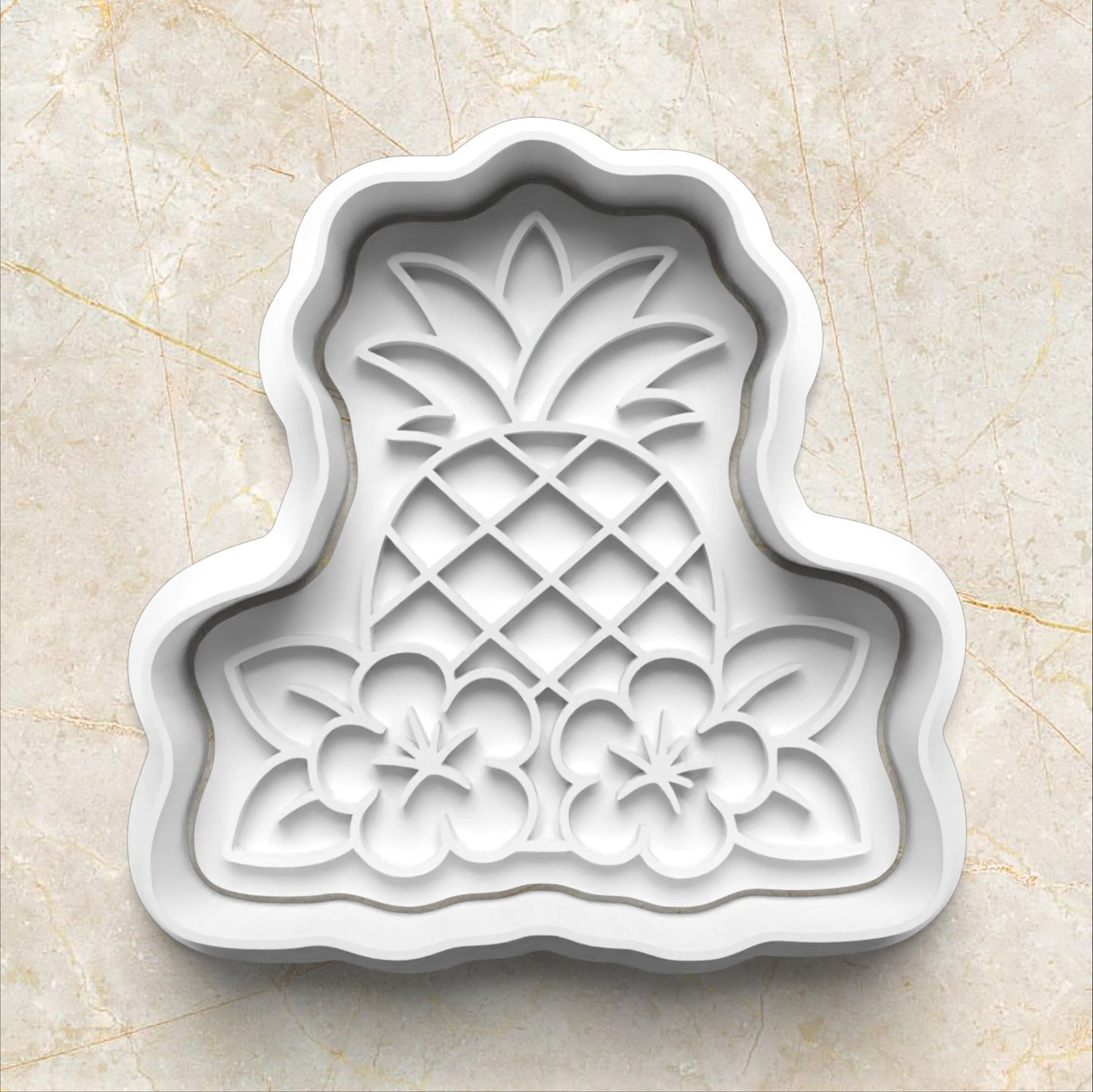 Hawaiian Baby Set Cookie Cutter and Stamp pineapple