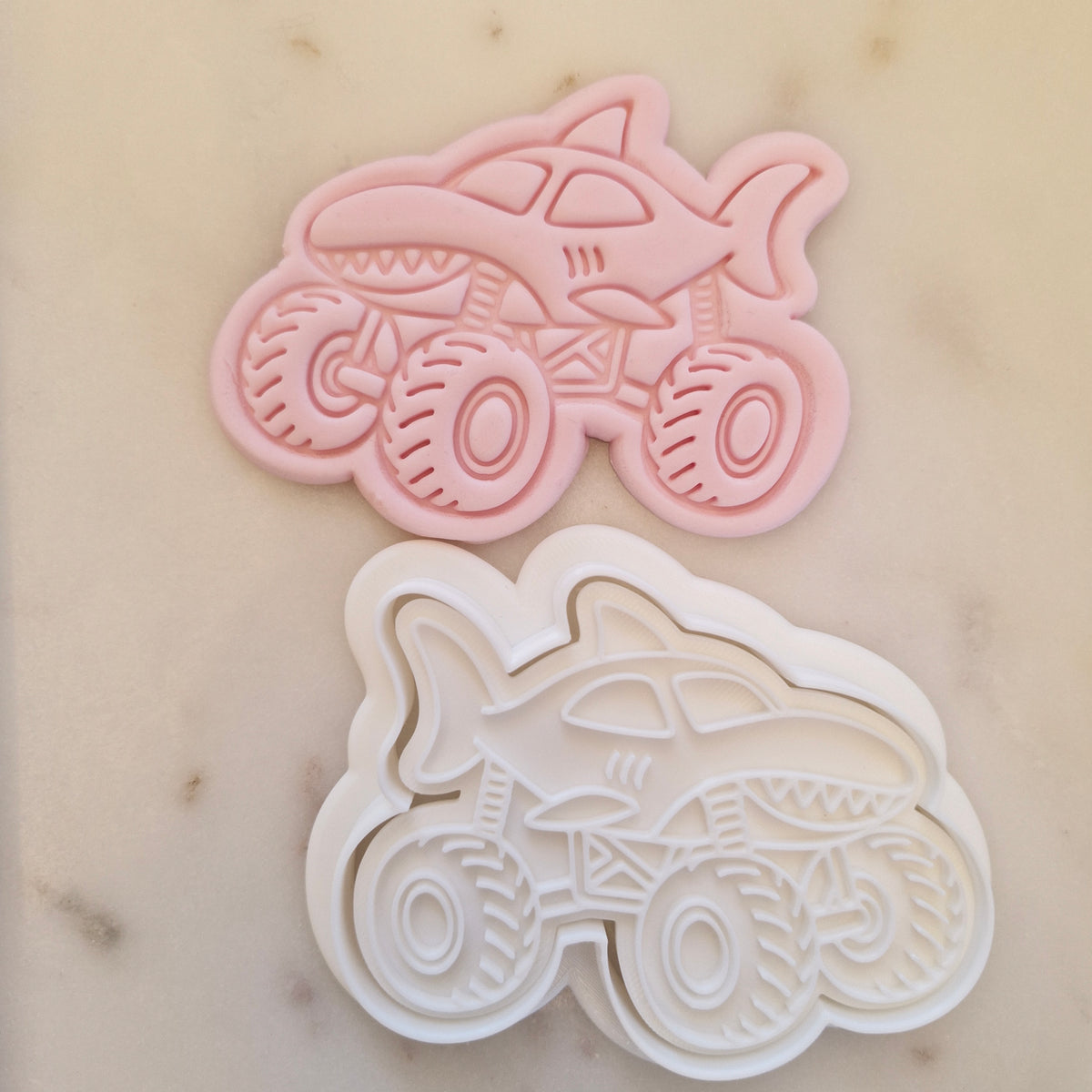 Shark Monster Truck VS2 Cookie Cutter and Stamp