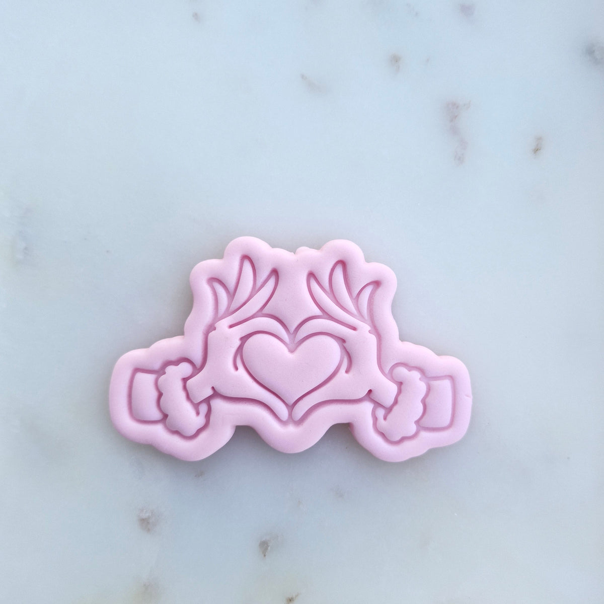 Naughty Christmas Set Cookie Cutter and Stamp love heart hands Christmas Love Heart Hands Cookie Cutter and Stamp