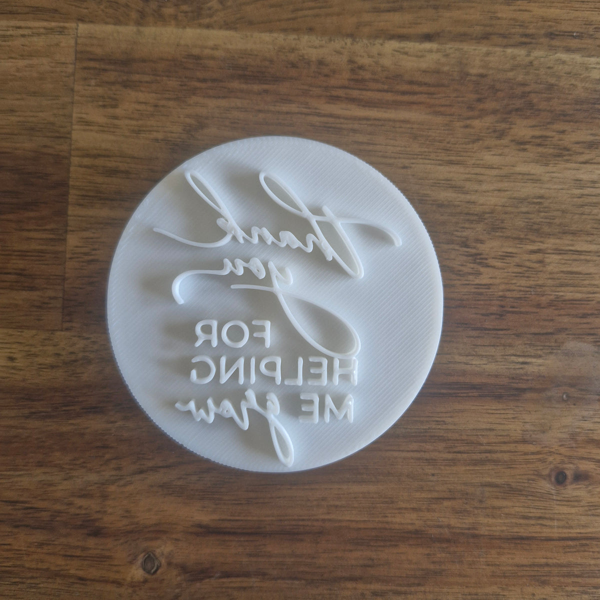 Sale Thank You For Helping Me Grow Cookie Stamp Only