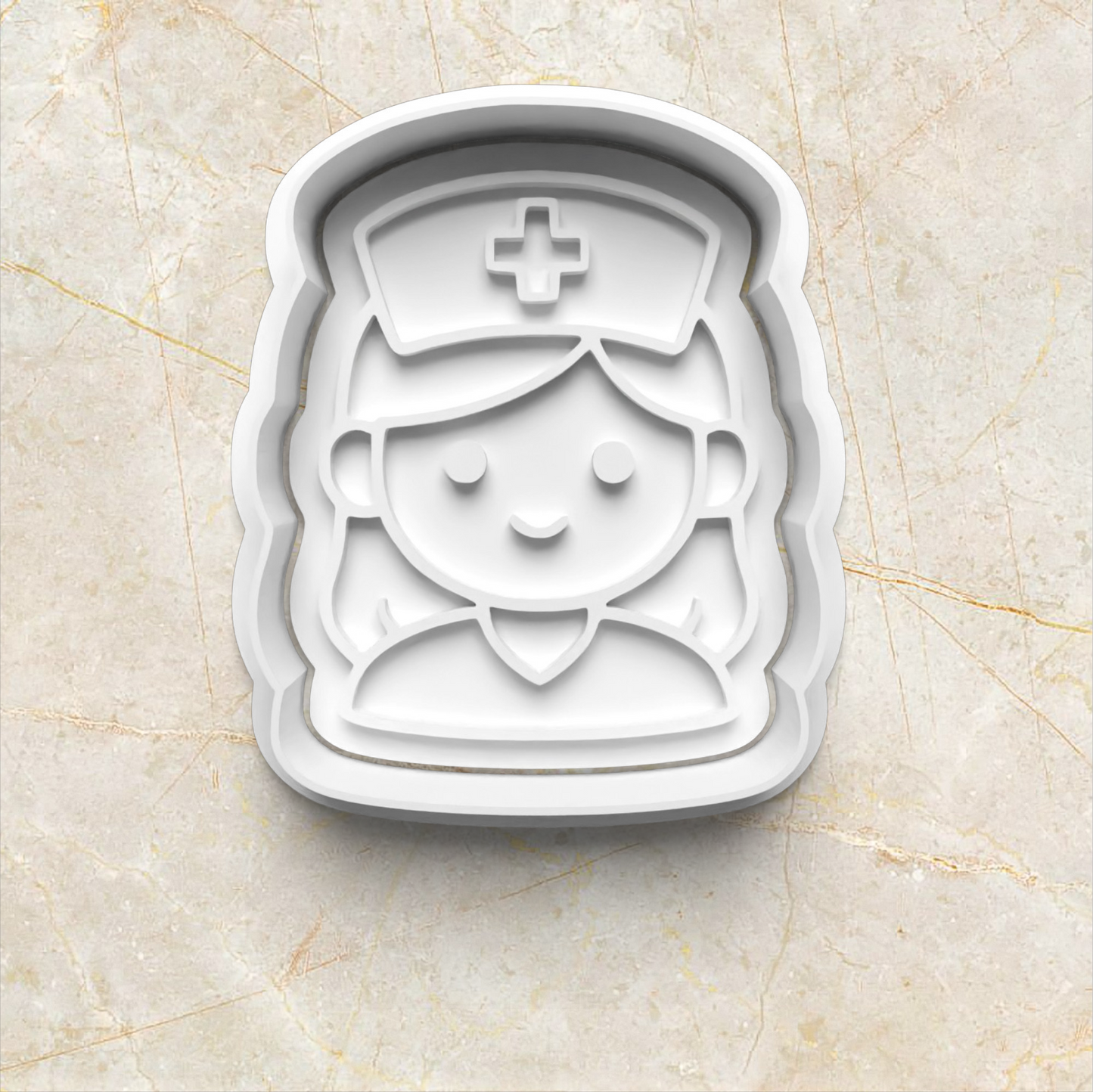 Nurse Cookie Cutter and Stamp nurse