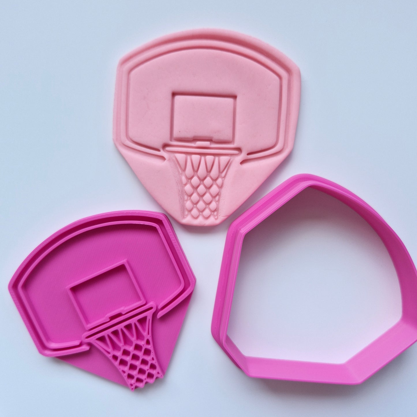 Basketball Hoop Cookie Cutter and Stamp