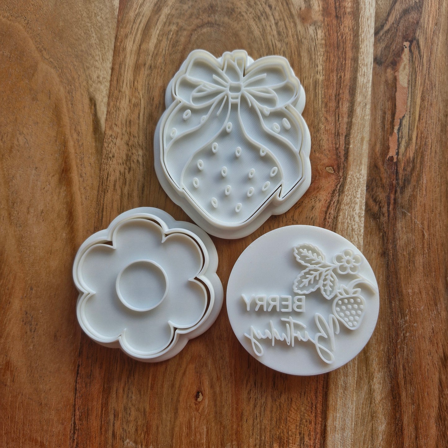 Berry Birthday Set Cookie Cutter and Stamp