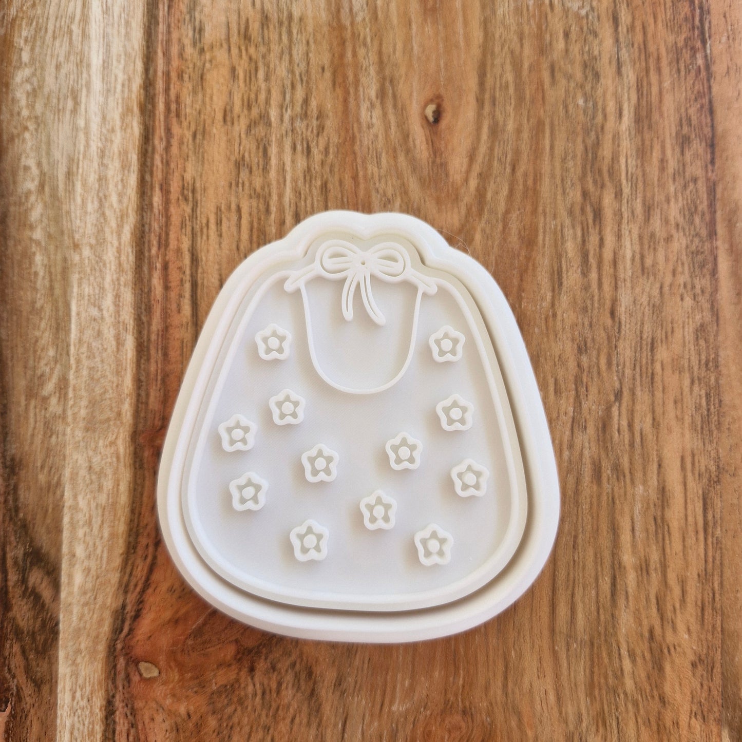 Sale Daisy Baby Bib Cookie Cutter and Stamp