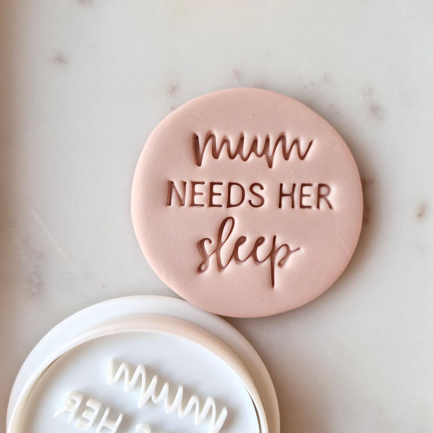 Mum Needs Her Sleep Cookie Cutter and Stamp