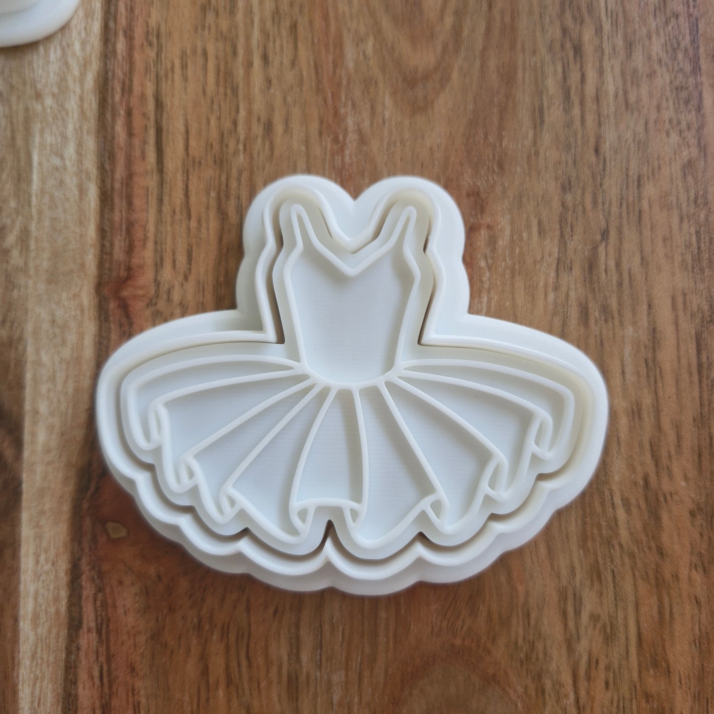 Sale Ballerina Tutu Dress Cookie Cutter and Stamp
