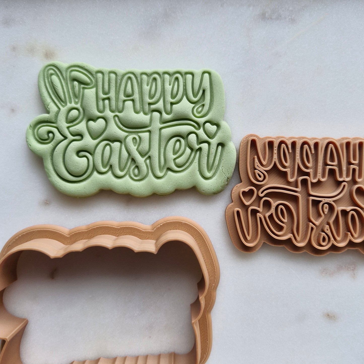 Happy Easter, Cookie Cutter and Stamp