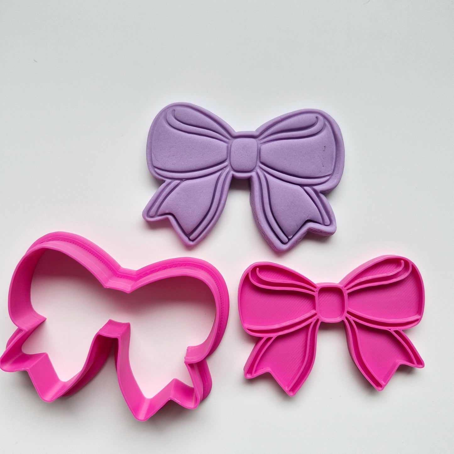 Short Bow, Cookie Cutter and Stamp