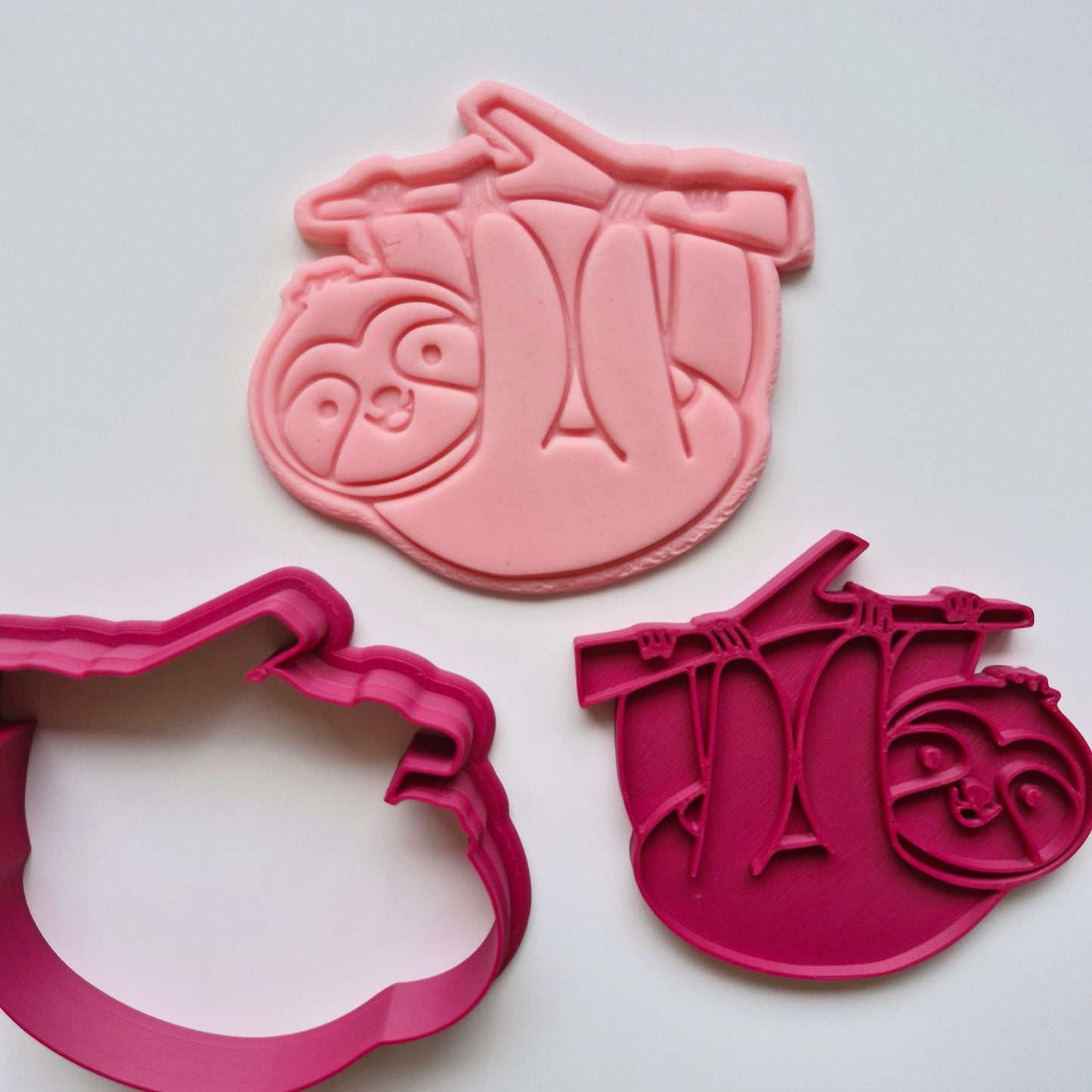 Hanging Sloth Cookie Cutter and Stamp