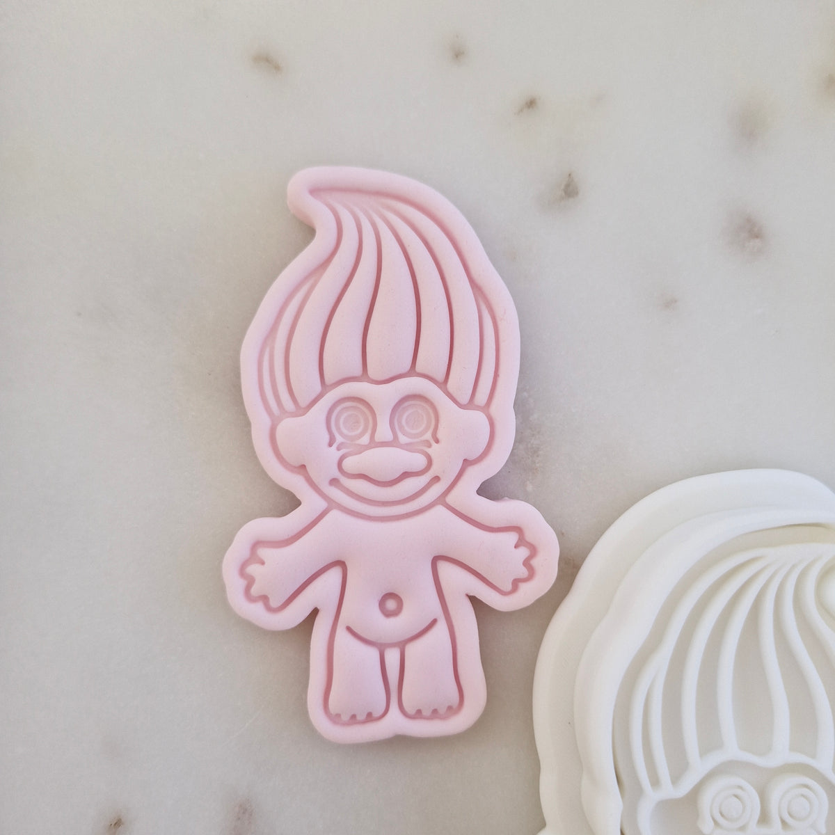 Troll Set Cookie Cutter and Stamp full body only