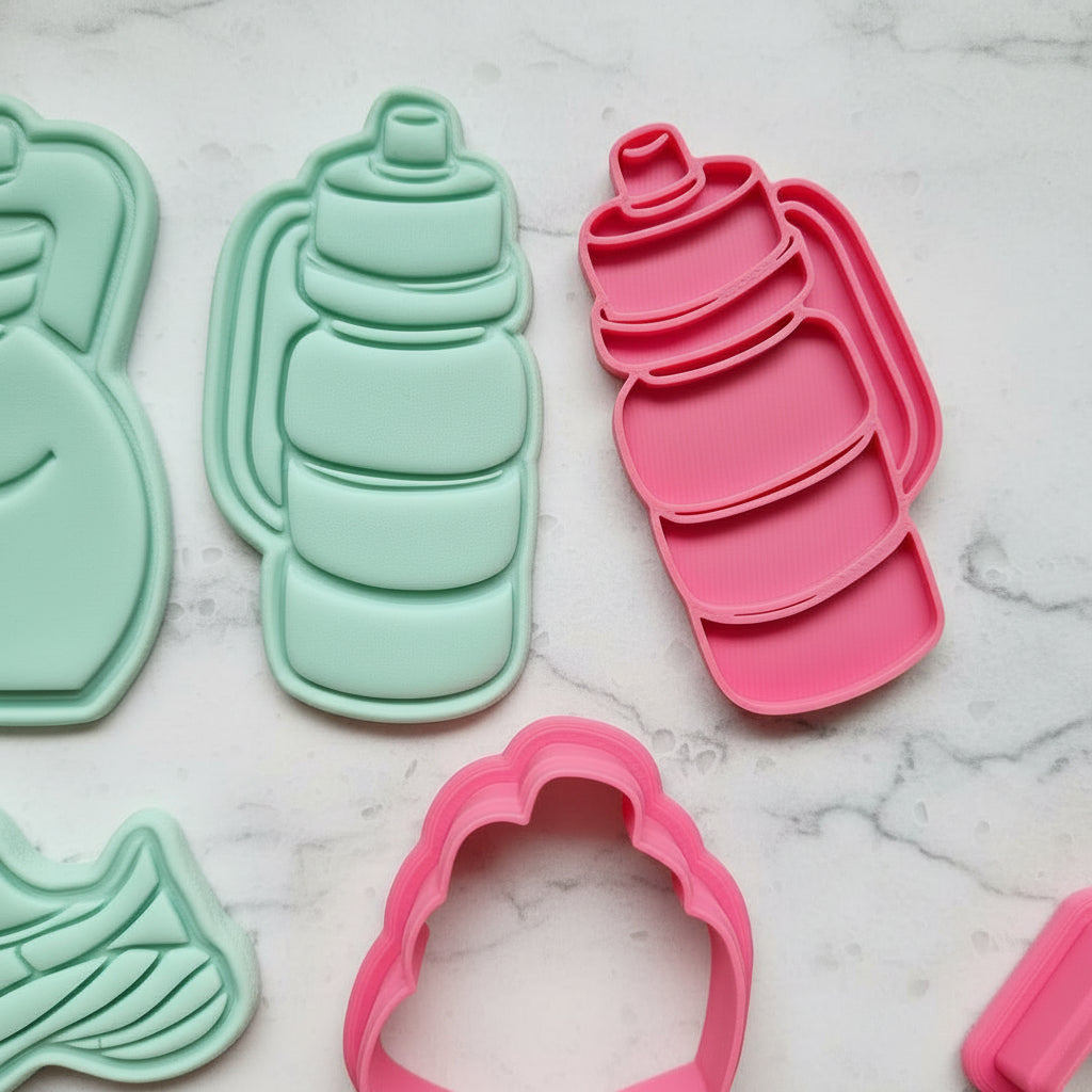 Water Bottle Cookie Cutter and Stamp