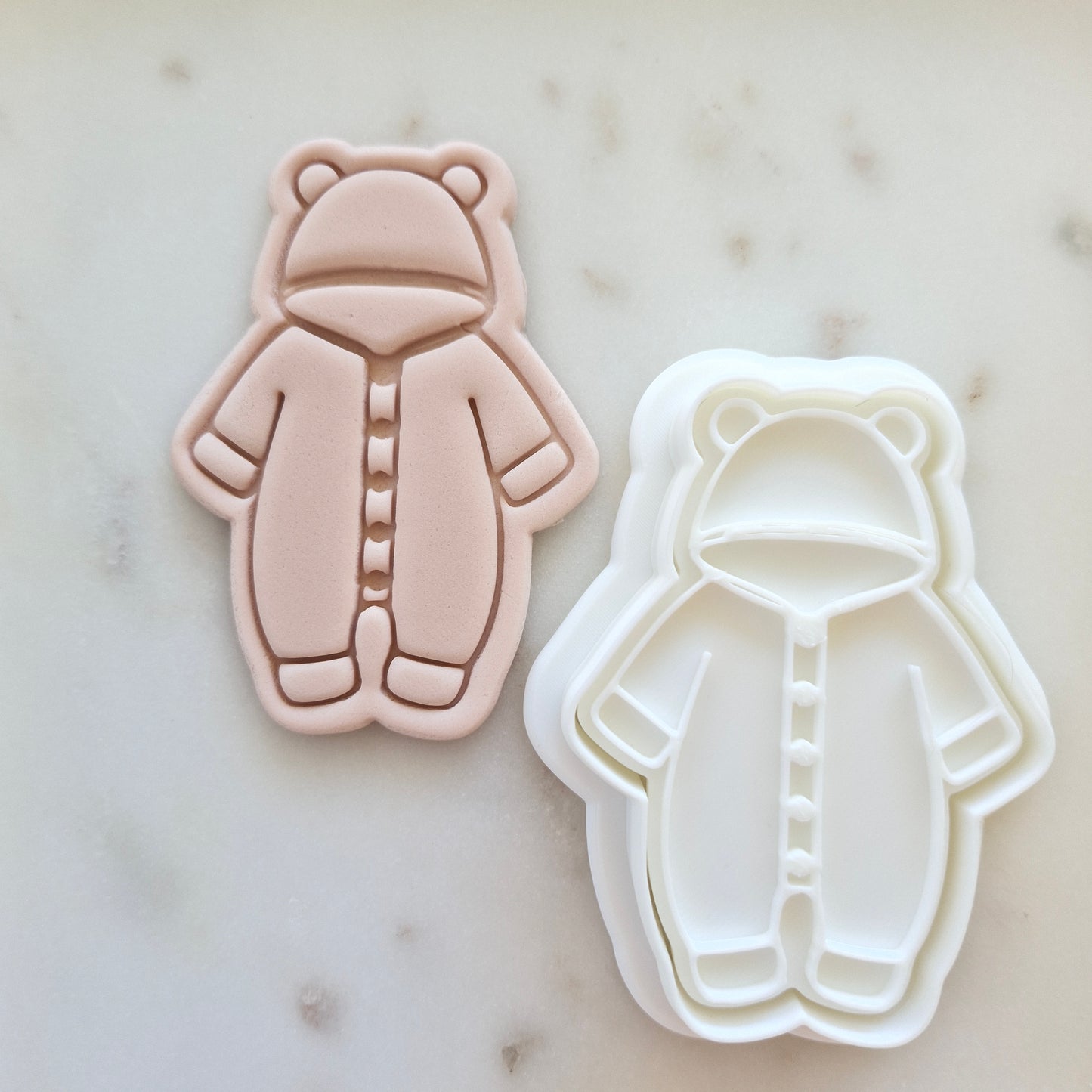 Baby Bear Onesie Cookie Cutter And Stamp zoomed out