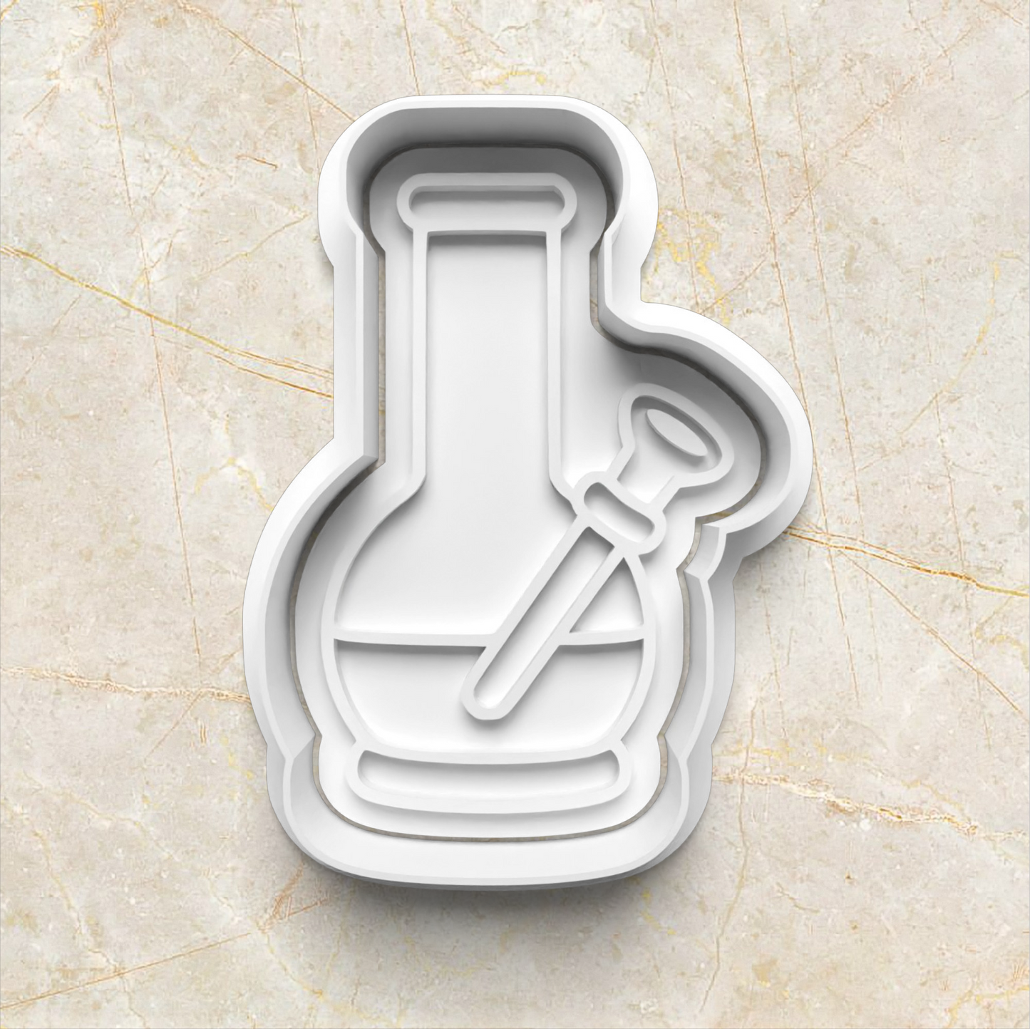 420 Set Cookie Cutter and Stamp bottle