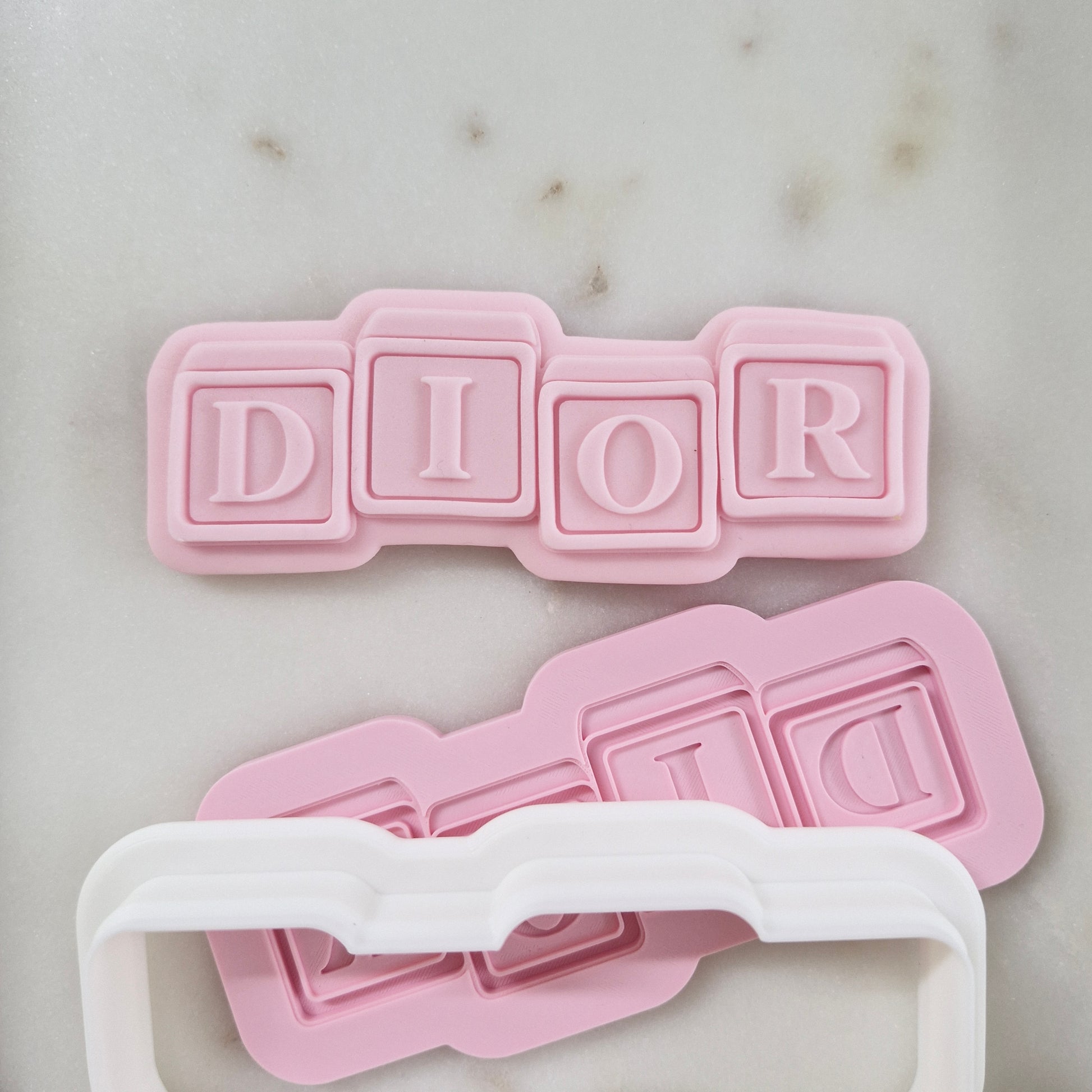 Dior Baby Blocks Cookie Cutter and Deboss Stamp Stamp zoomed out