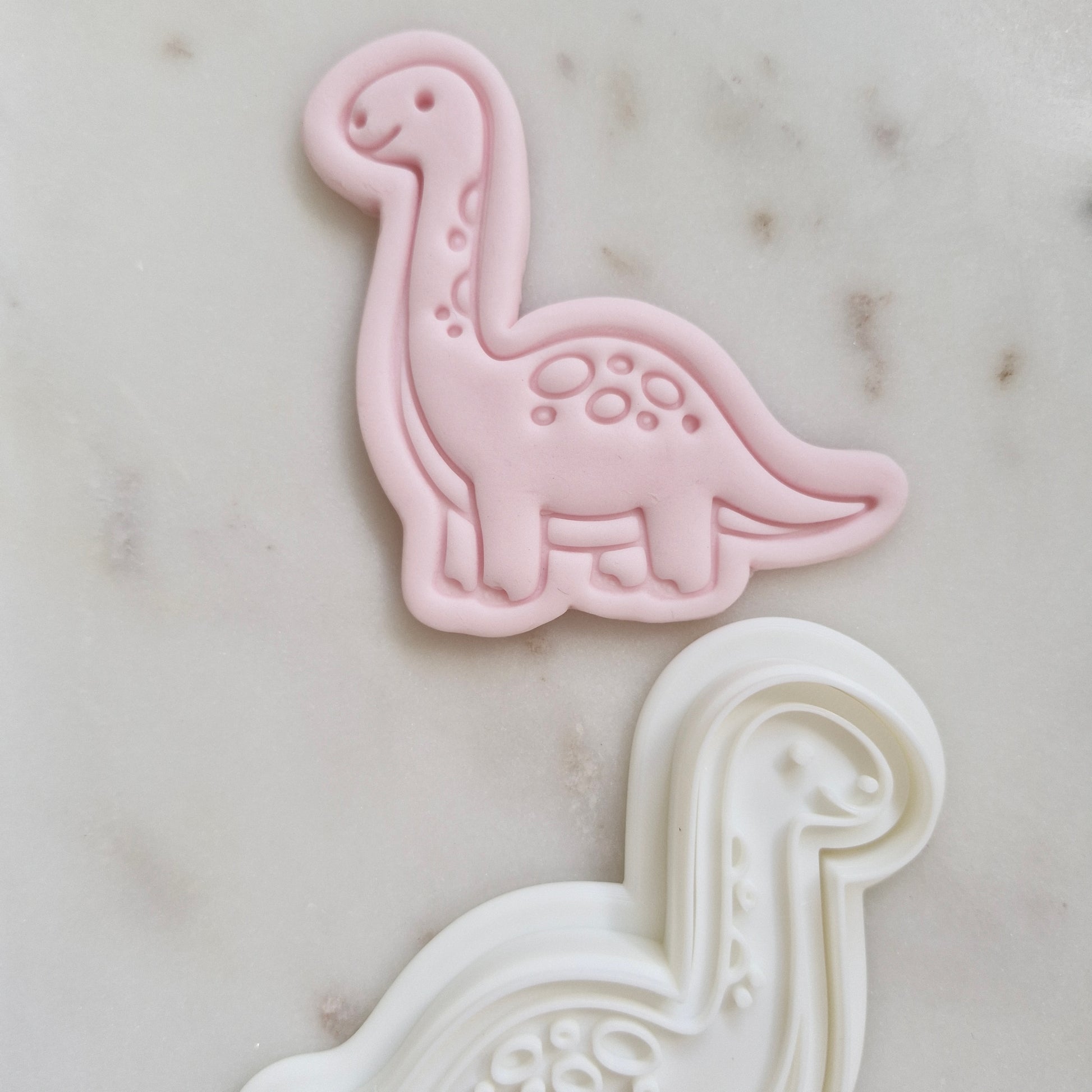 Dinosaur Brontosaurus Cookie Cutter and Stamp