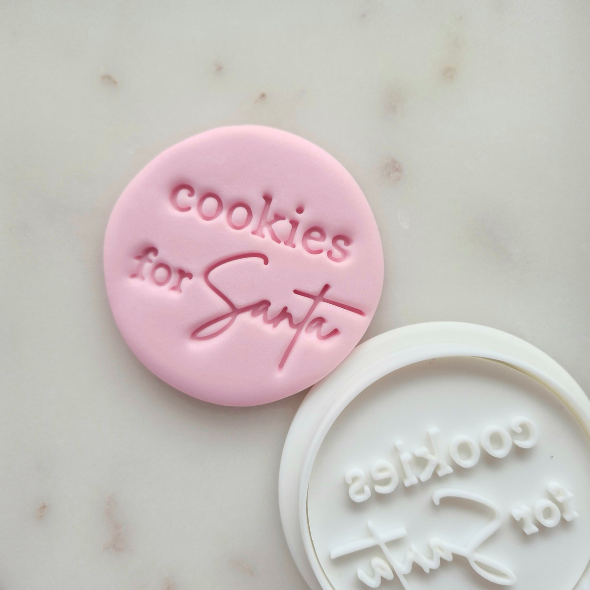 Cookies For Santa Cookie Cutter and Stamp zoomed out