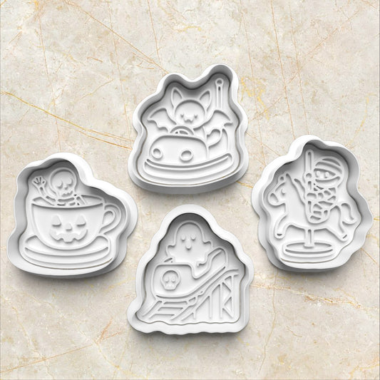 Haunted Fun Fair Cookie Cutter and Stamp set