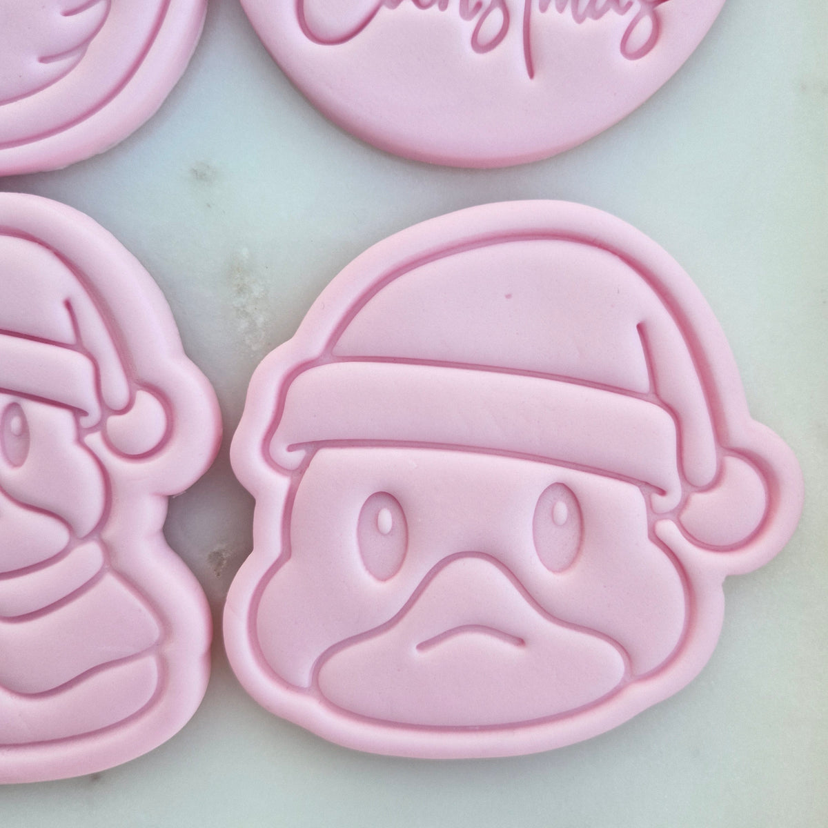Happy Ducking Christmas Set Cookie Cutter and Stamp duck head