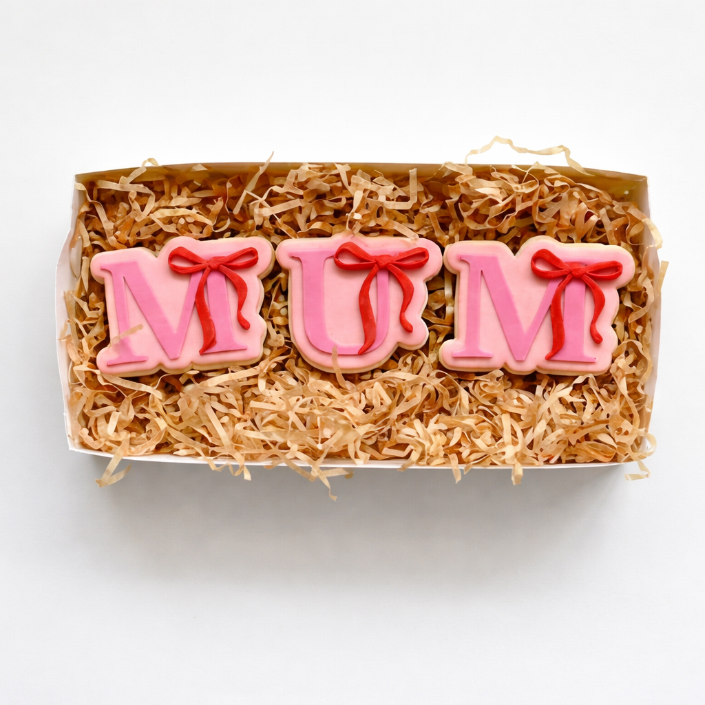 Mum with Bow Cookie Cutter and Deboss Stamp