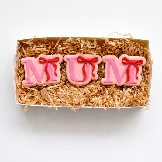 Mum with Bow Cookie Cutter and Deboss Stamp