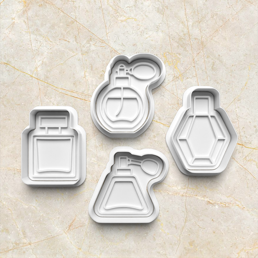 Perfume Cookie Cutter and Stamp set