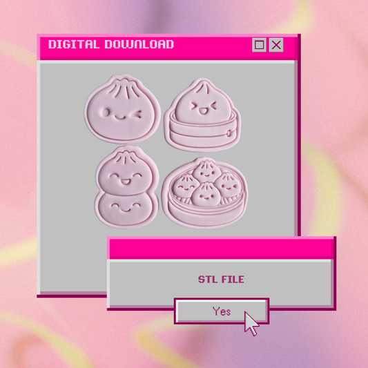Basic Dumplings Set STL File DIGITAL DOWNLOAD ONLY
