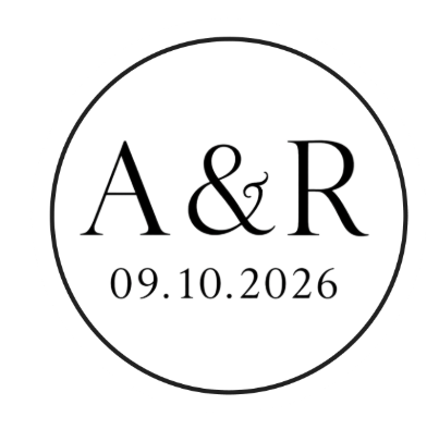 Custom A and R with Date Cookie Cutter and Stamp