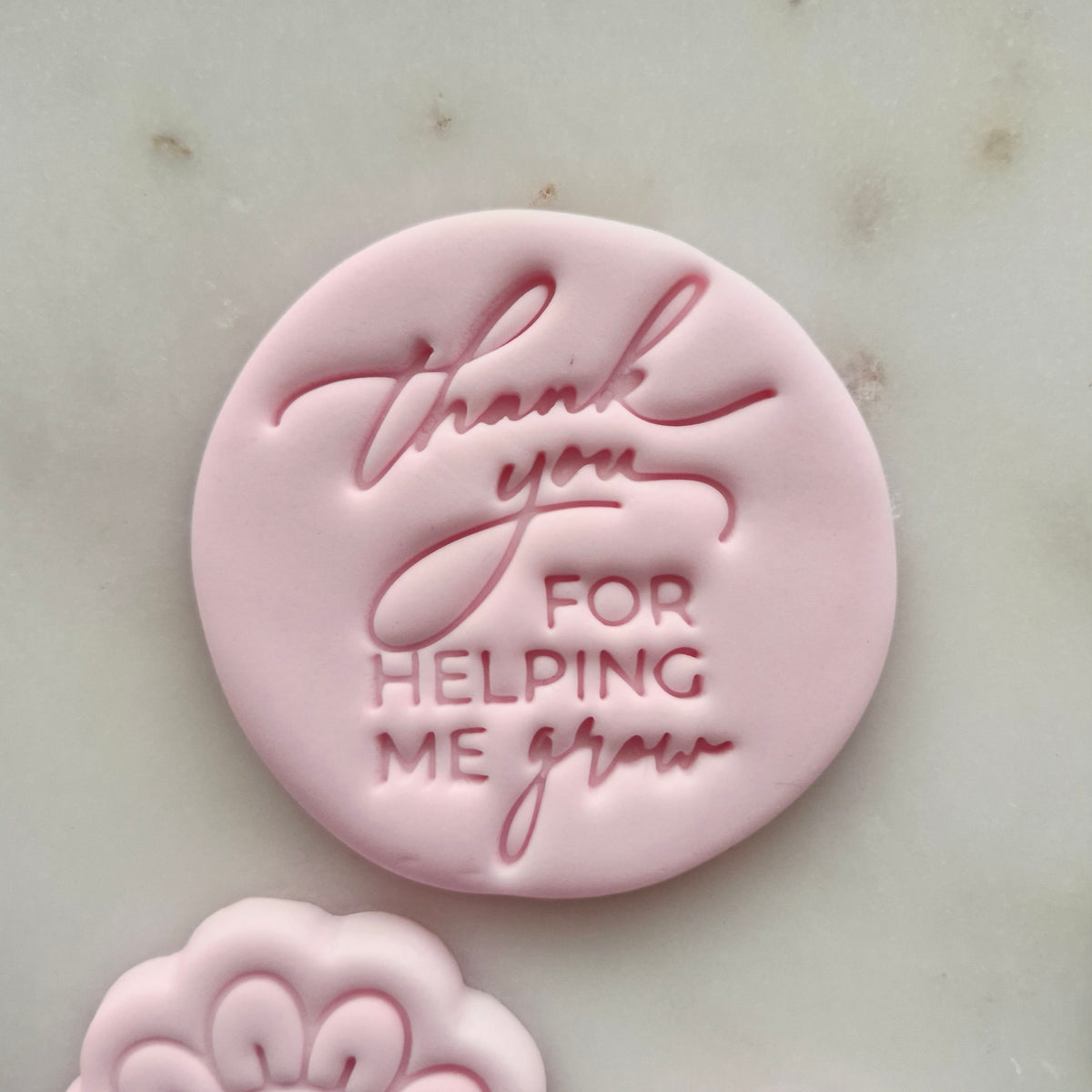 Thank You For Helping Me Grow Set VS2 Cookie Cutter and Stamp