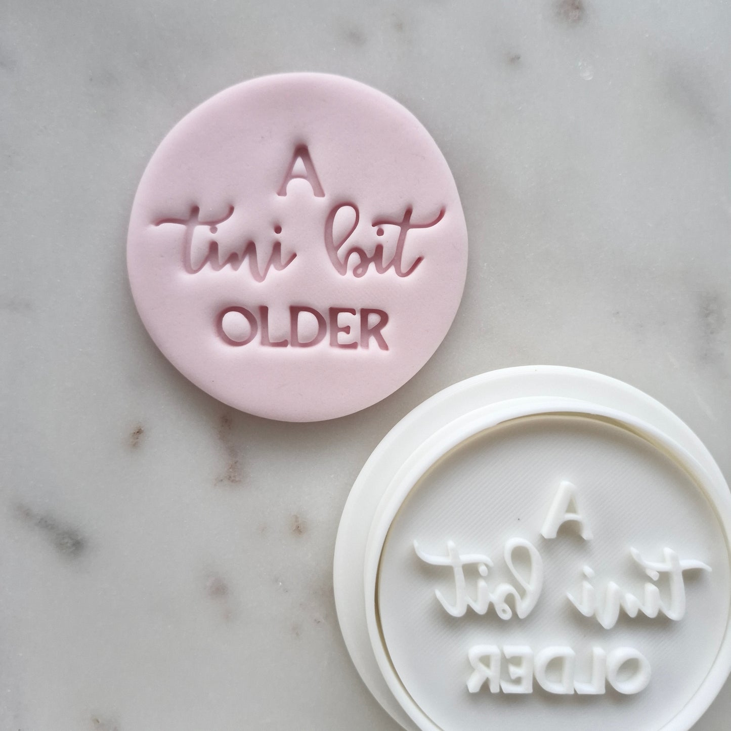 A Tini Bit Older Circle Cookie Cutter and Stamp zoomed out