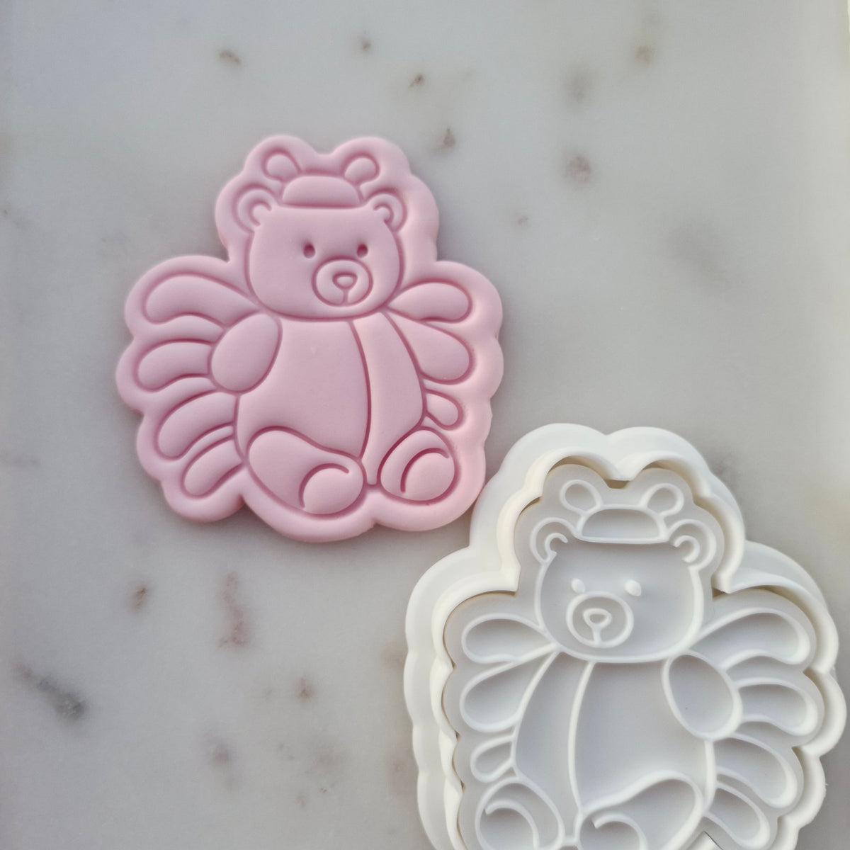 Amusable Spider Bear Plush Cookie Cutter and Stamp zoomed out