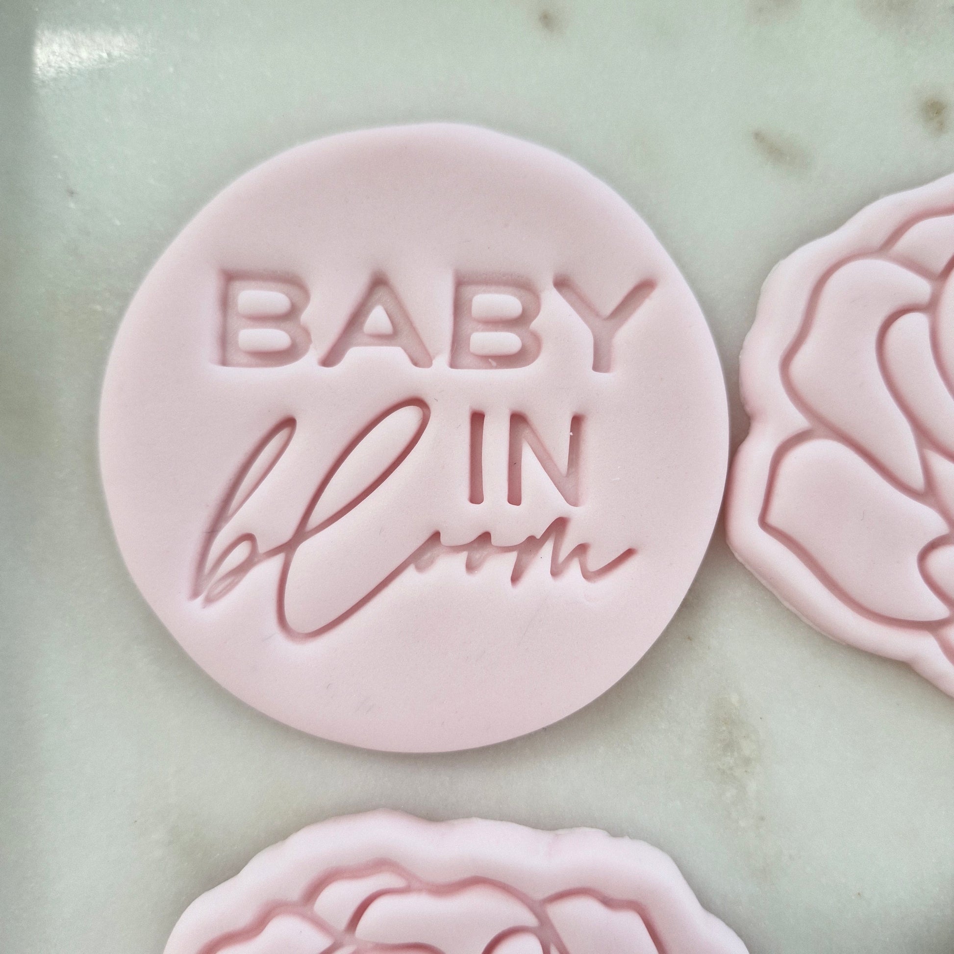 Baby in Bloom Set Cookie Cutter and Stamp baby in bloom Baby in Bloom VS1 Cookie Cutter and Stamp