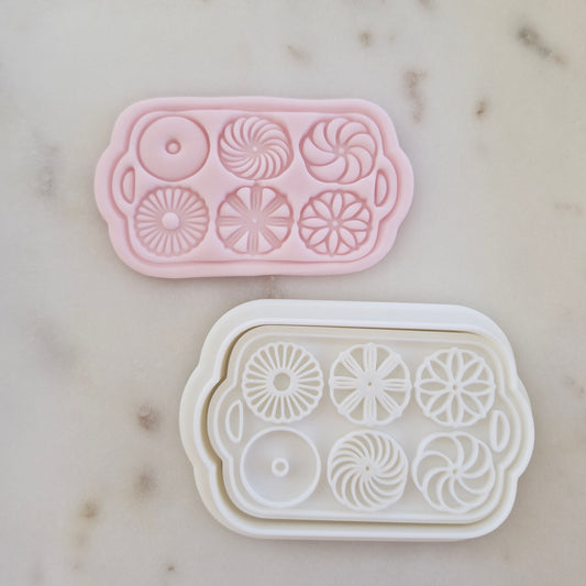 Baking Tray Cookie Cutter and Stamp zoomed out