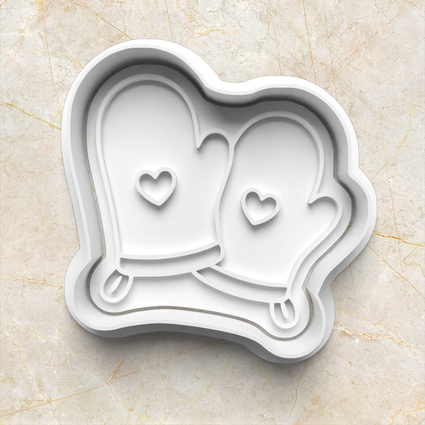 Baking Theme Cookie Cutter and Stamp oven mitt