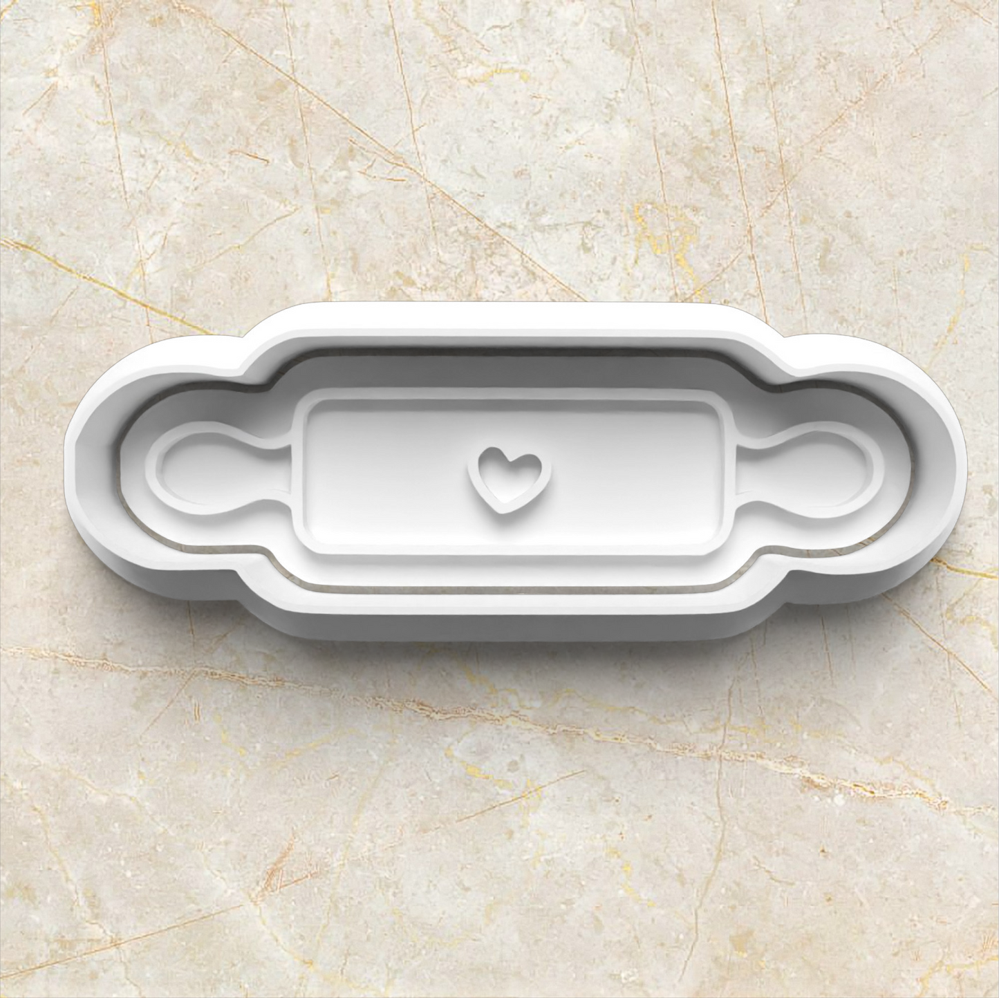 Baking Theme Cookie Cutter and Stamp rolling pin