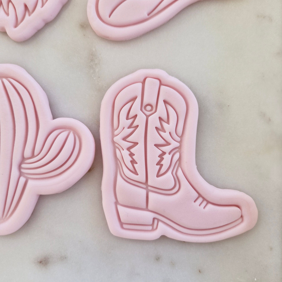 Basic Cowboy Set Cookie Cutter and Stamp boots Basic Cowboy Boot Cookie Cutter and Stamp