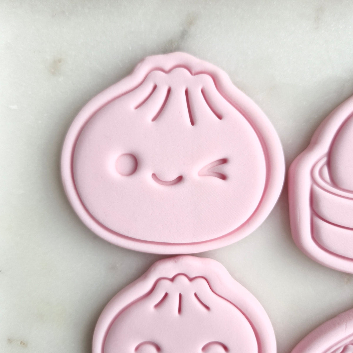 Basic Dumpling Set Cookie Cutter and Stamp WINKING DUMPLING