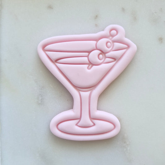 Basic Martini with Olives Set Cookie Cutter and Stamp drink only Basic Martini Olives Drink Cookie Cutter and Stamp