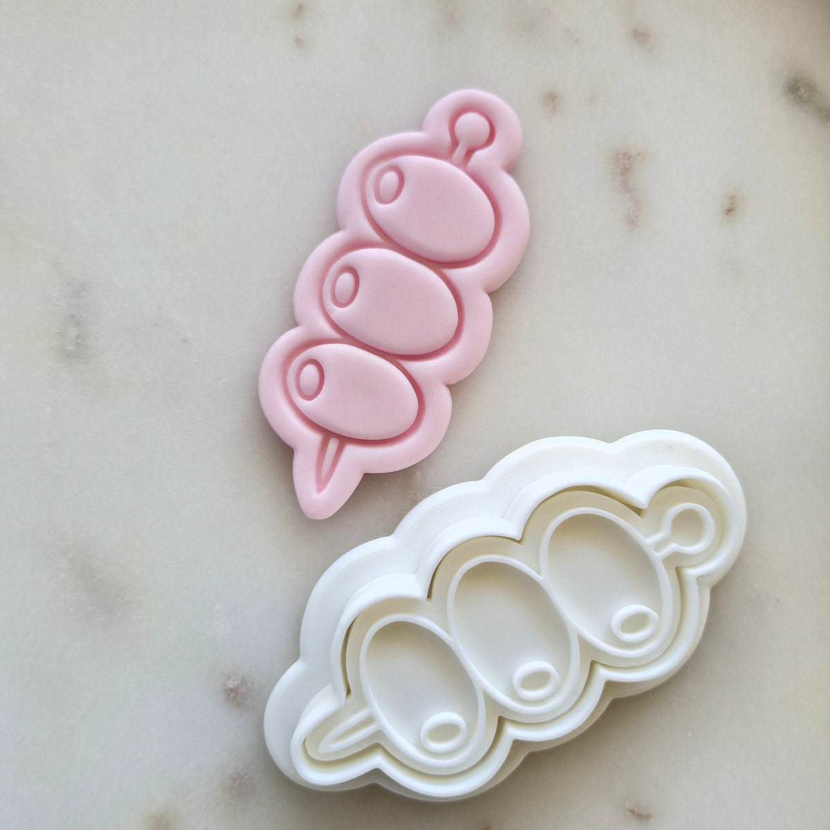 Olives on Stick Cookie Cutter and Stamp zoomed out