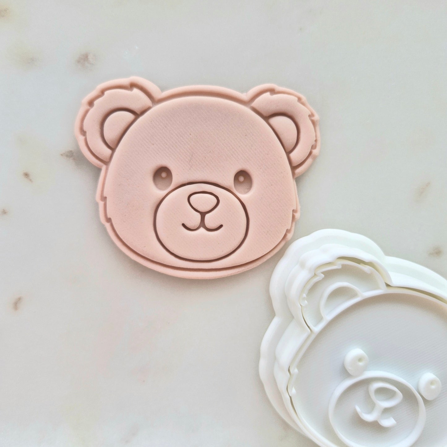 Bear Head Cookie Cutter and Stamp