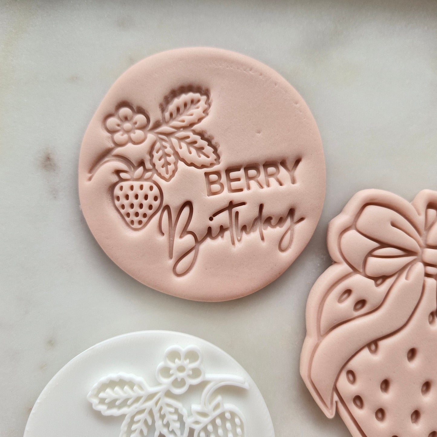 Berry First Birthday Set, Cookie Cutter and Stamp
